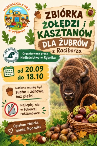 zbiórka dla żubrów